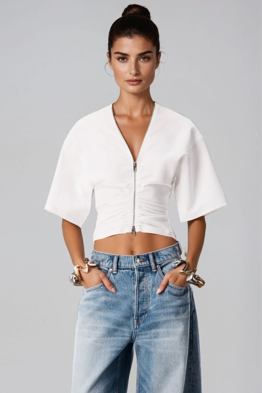 Hany Ruch Zipper Top