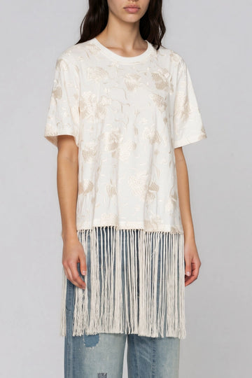 Kadmiel Floral Fringe Top