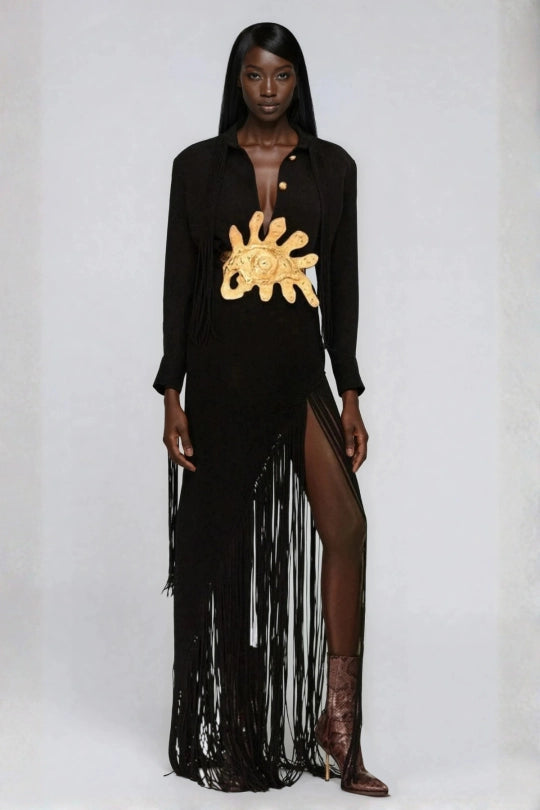 Girisha Fringe Top