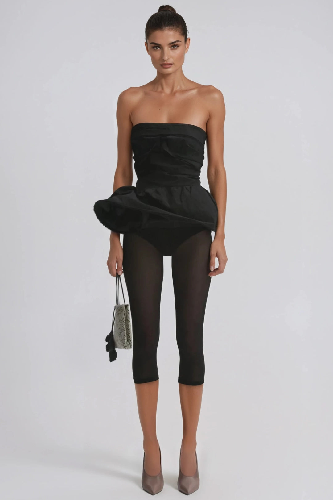 Haralamb Mesh Capri Pants