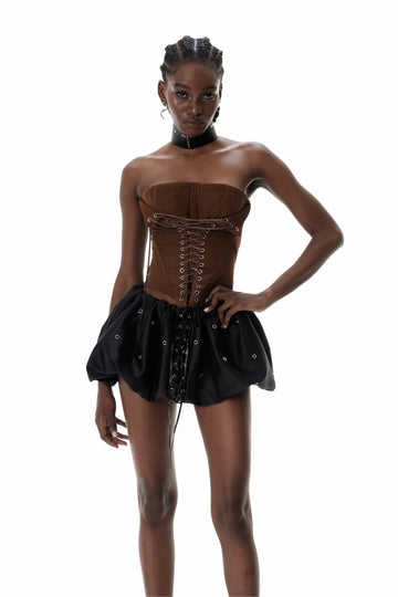 Costantino Corset Lace Up Top