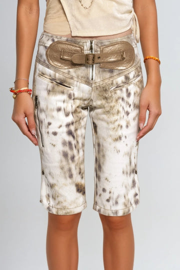 Dragisa Hayley Leopard Midi Jeans