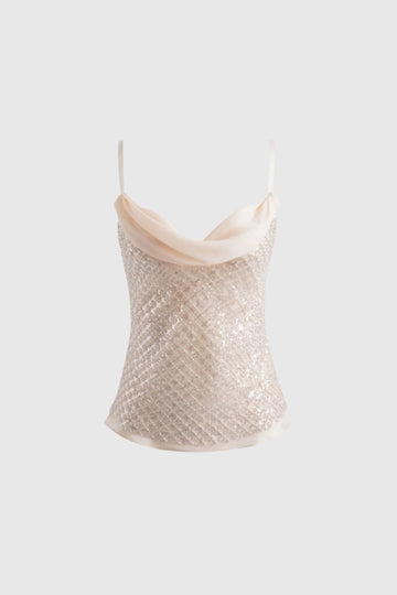 Duha Spaghetti Sequin Top