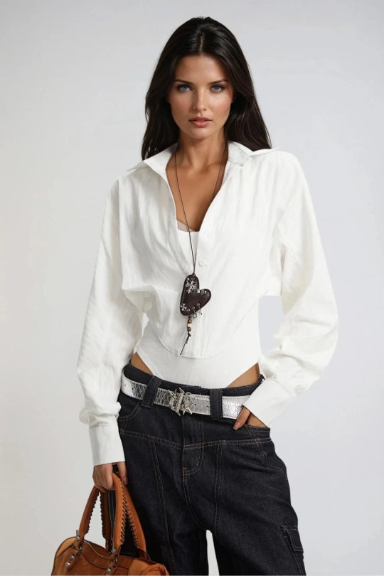 Dwi Long Sleeve Shirt Bodysuit