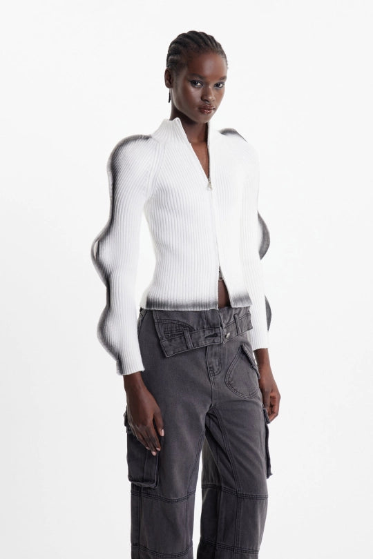Ejvind Hayley Asymmetric Knit Top