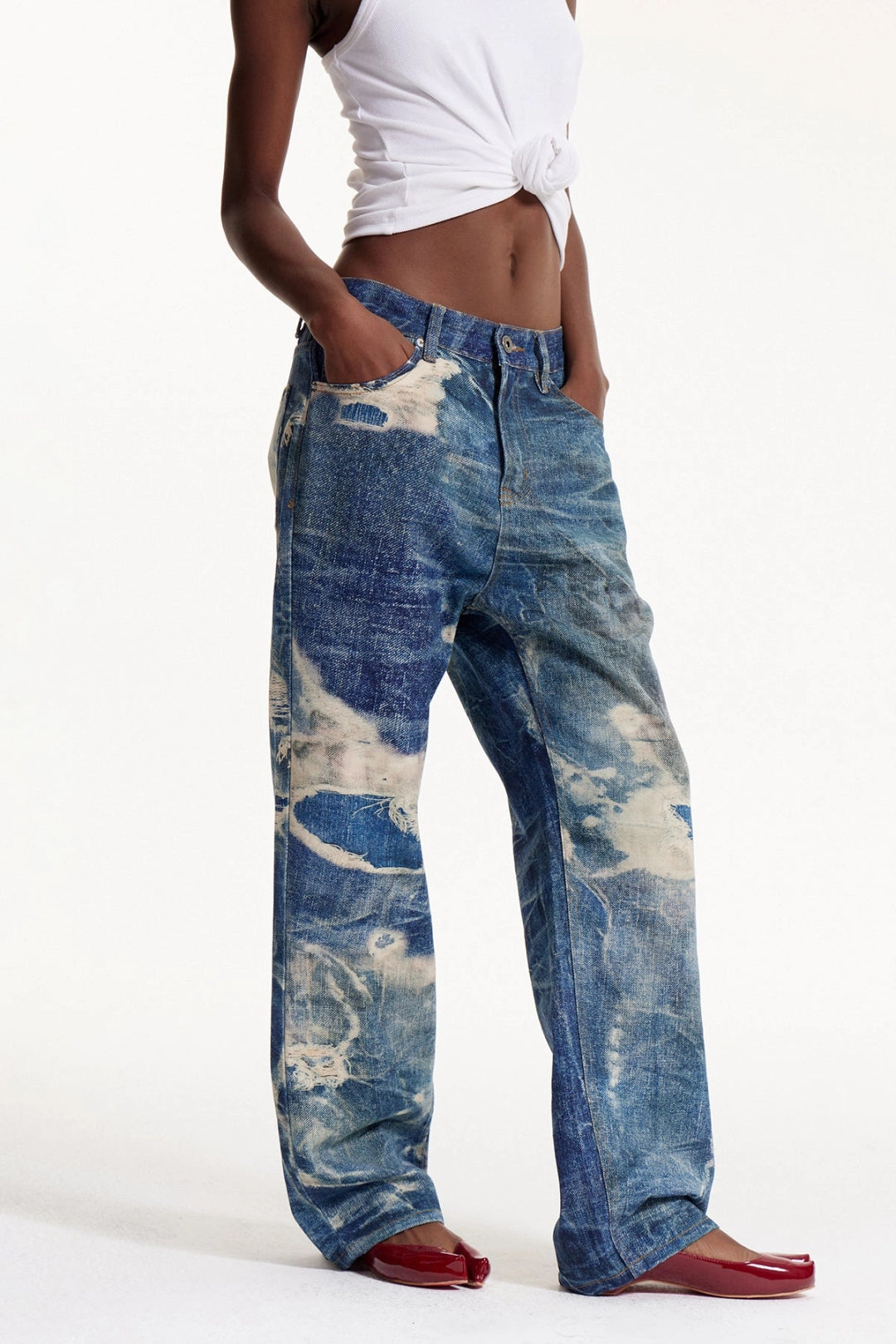 Elouise Print Jeans