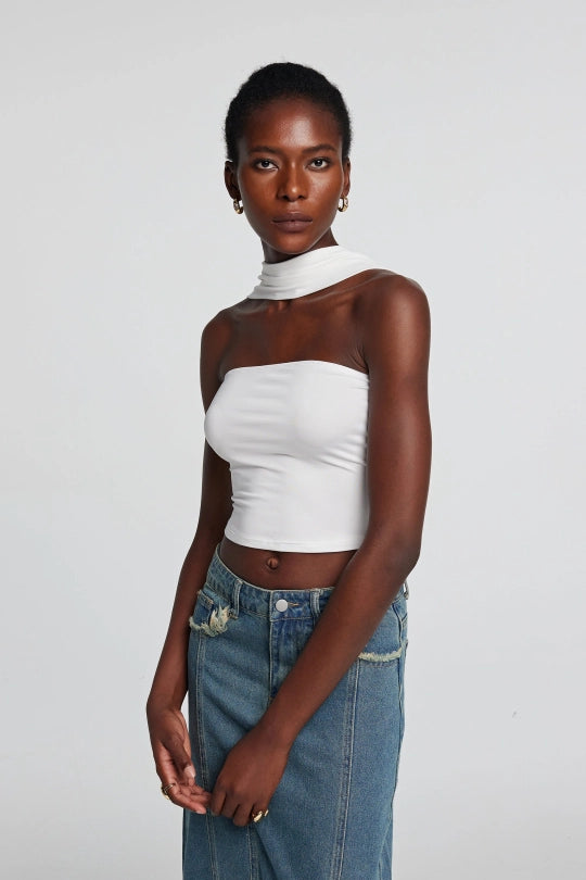 Emmie Sleeveless Bodycon Ruch Top