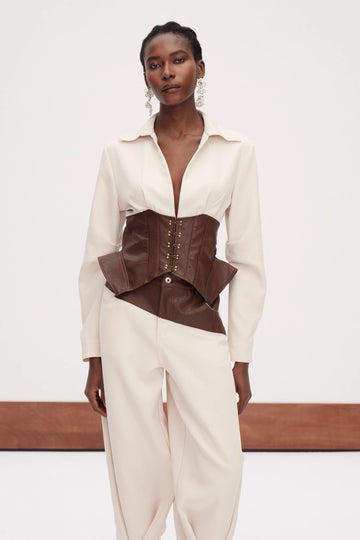 Erikas Deconstruct Plunge Top