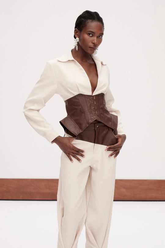 Erikas Deconstruct Plunge Top