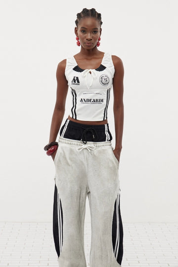 Erland Drawstring Print Top