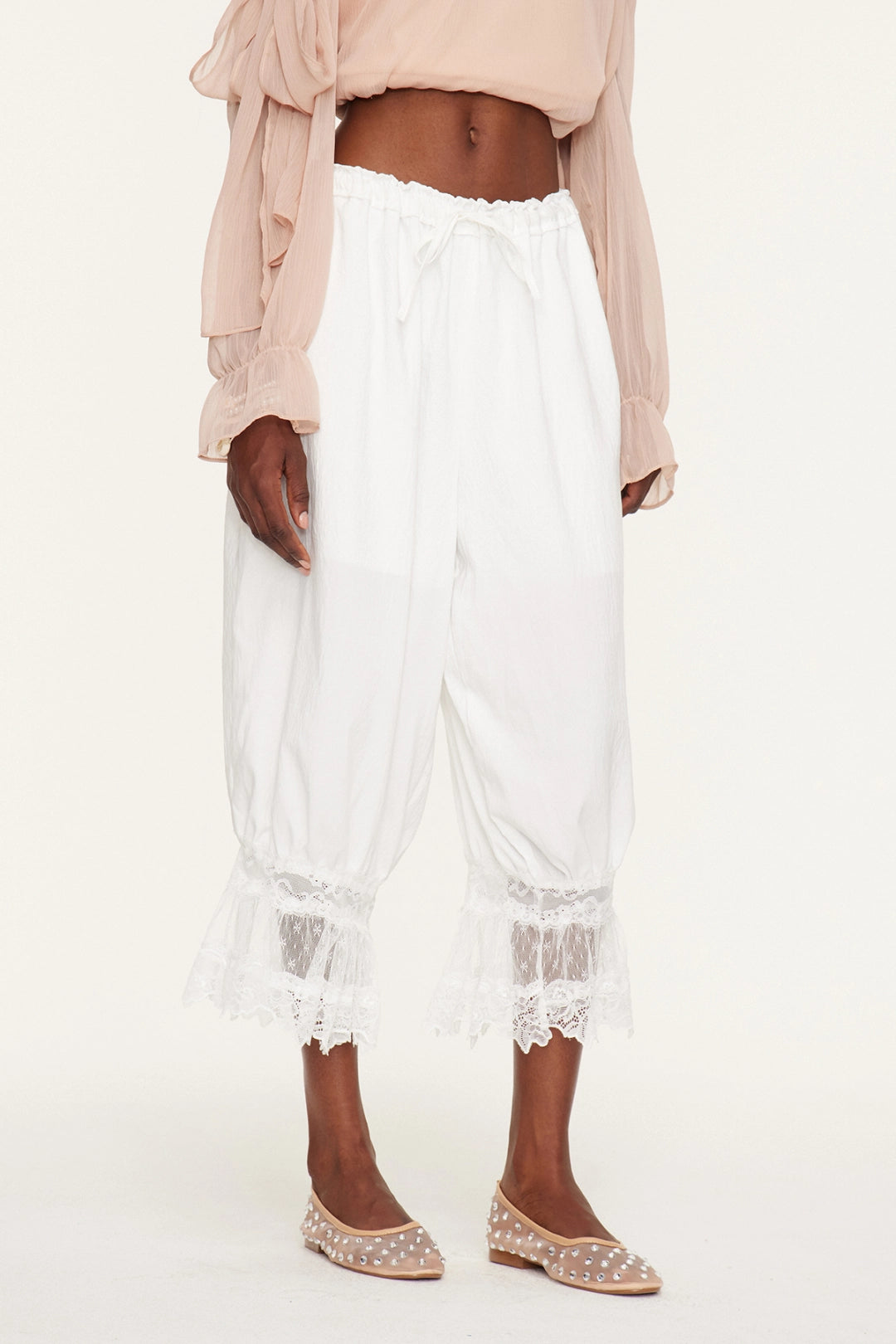Esme Low Rise Lace Pants
