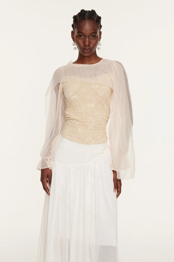 Espen Shawl Lace Top