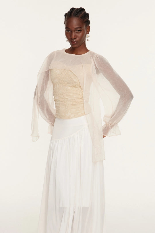Espen Shawl Lace Top