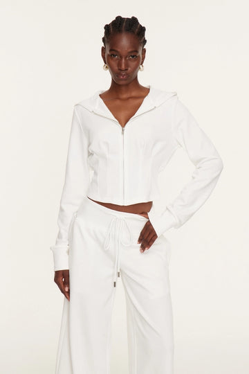 Esperanza Crop Hooded Top