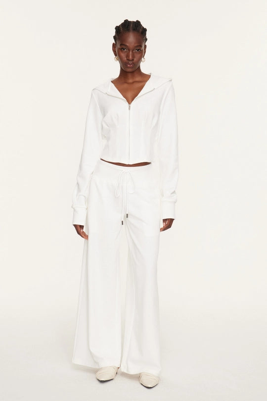 Esperanza Crop Hooded Top