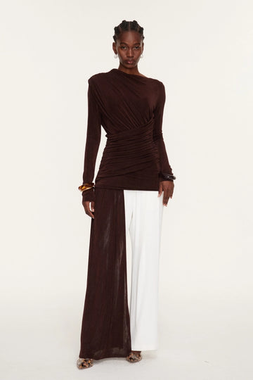 Ester Draped Fringe Top