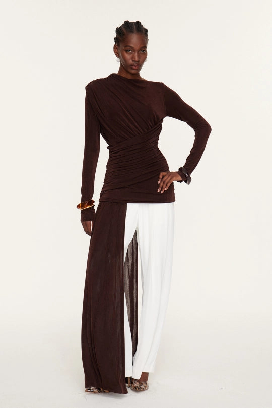 Ester Draped Fringe Top