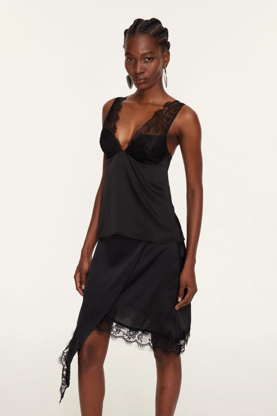 Farai V Neck Lace Top