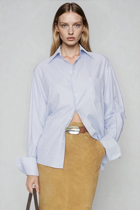 Fatmanur Grid Shirt