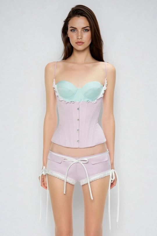 Felipe Corset Lace Up Top