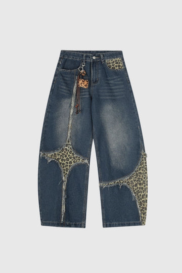 Ferdinand Deconstruct Leopard Jeans