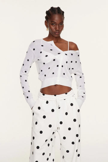 Findlaech Dot Knit Top