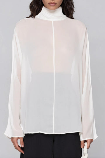 Foster High Neck Mesh Top