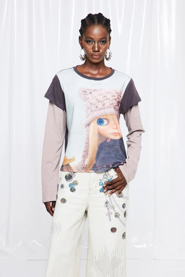 Frieda Print Top