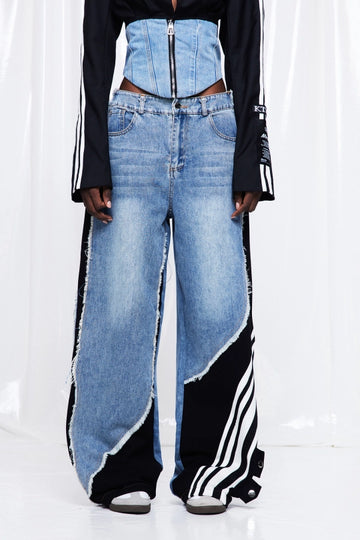 Frigg Deconstruct Fringe Jeans