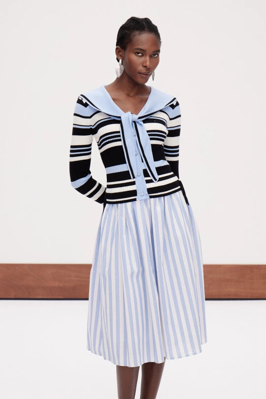 Gaileswinþa Stripe Knit Top