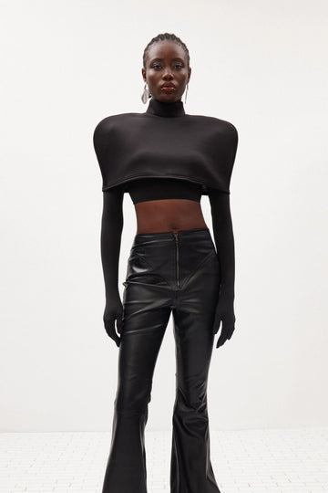Illes Crop Shawl Top