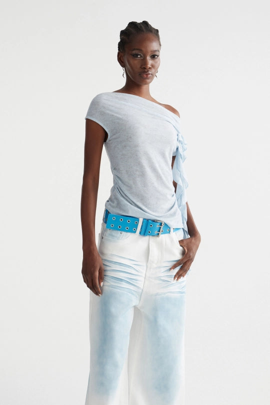 Imri Ruffle Fringe Top