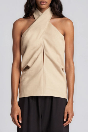 Innocentius Backless Cutout Top