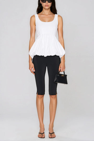 Iris Low Back Bubble Hem Top