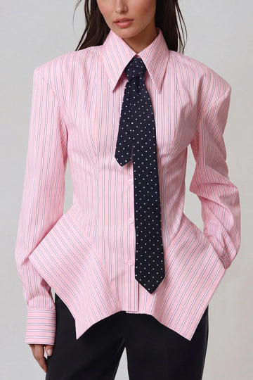 Jantje Stripe Shirt In Pink