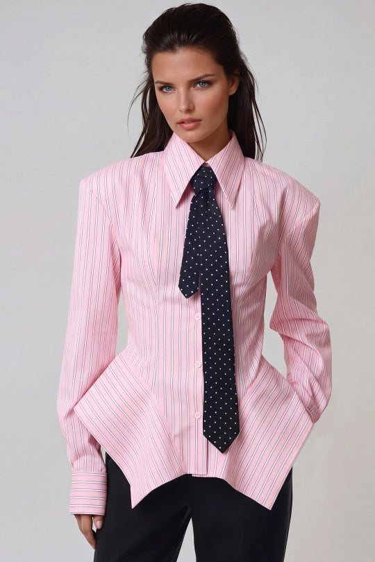Jantje Stripe Shirt In Pink