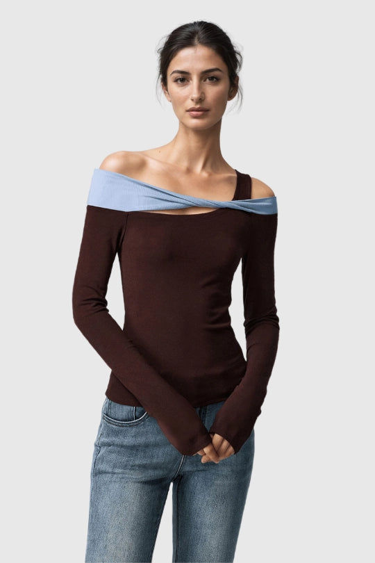 Tabitha Cutout Twist Bodycon Top