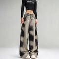 Y2K Grunge Sprayed Jeans