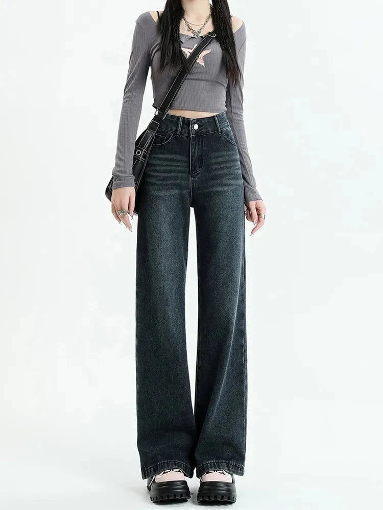 Y2K Straight Leg Denim Jeans